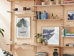 Wall Shelf System Living Room