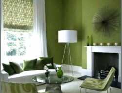 Olive Green Color Living Room