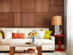 Living Room Wall Wood Paneling