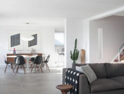 Light Grey Tiles Living Room