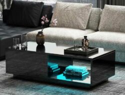 Black Glass Furniture Living Room
