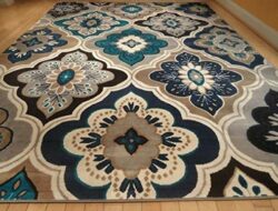 Blue And Brown Living Room Rugs