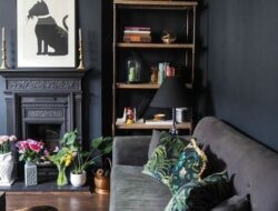 Dark Colour Living Room