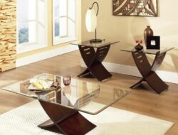 Espresso Living Room Table Sets