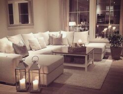 White Cozy Living Room Ideas