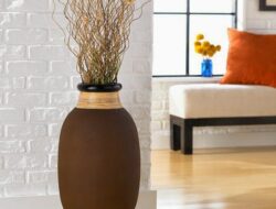 Living Room Decor Floor Vase