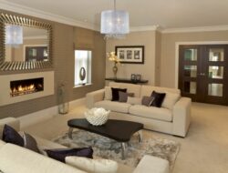 Light Brown Color Living Room