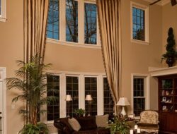 Curtains For Tall Living Room Windows
