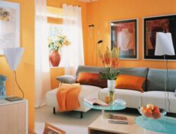 Light Orange Living Room Ideas