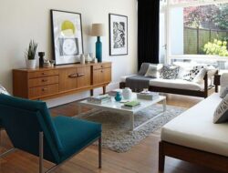 Modern Style Mid Century Living Room