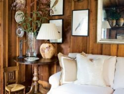 How To Decorate A Wood Paneled Living Room