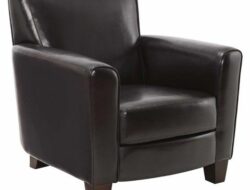 Nolan Bonded Leather Living Room Club Chair