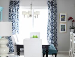Navy Living Room Curtains