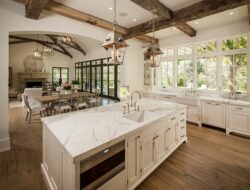 Open Plan Country Kitchen Living Room