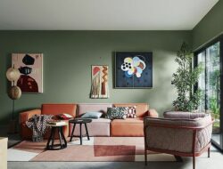 Dusty Green Living Room