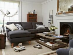 Living Room Sofa With Chaise