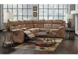 3 Piece Cobalt Reclining Sectional Living Room Collection