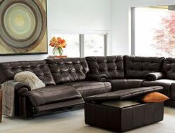 Dylan Leather Sectional Living Room Furniture Collection Reclining