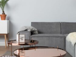 Copper Living Room Table