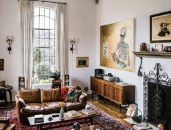 Rustic Eclectic Living Room