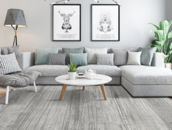 Contemporary Living Room Carpet