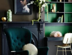 Dark Green Accessories For Living Room