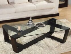 Glass Top Center Table For Living Room