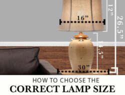 How Tall Should Lamps Be In Living Room
