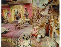 Addams Family Living Room In Color