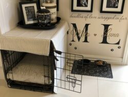 Puppy Crate In Bedroom Or Living Room
