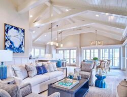 Blue Beach House Living Room