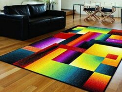 Multi Colored Living Room Rugs