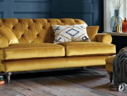 Living Room Ideas Gold Sofa