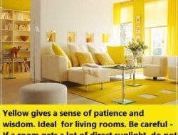 Colour Combination For Living Room Walls According To Vastu