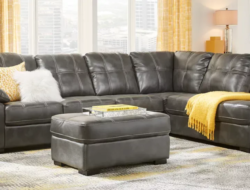 Bexley Square Slate 3 Pc Sectional Living Room