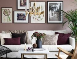 Dusty Pink Living Room Decor