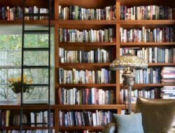 Library Inspired Living Room