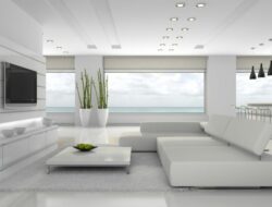 Living Room Interior Design White