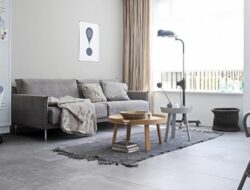Gray Tiles Living Room