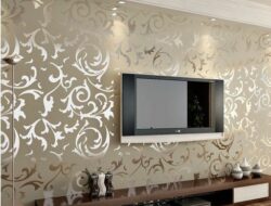 Velvet Wallpaper For Living Room