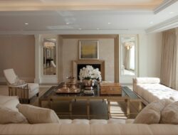 Cream Gloss Living Room Furniture