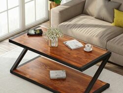 Metal And Wood Living Room Tables