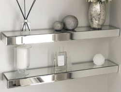 Silver Shelves Living Room