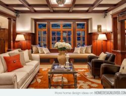 Mission Style Living Room Design