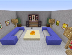 How To Make A Nice Living Room In Minecraft