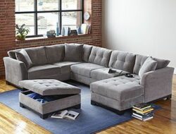 Elliot Fabric Sectional Living Room Furniture Collection