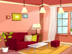 Living Room Background Clipart