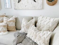 White Living Room Pillows