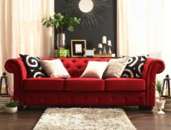 Red Couch Living Room Pinterest