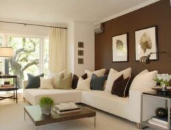 Brown Colour Combination For Living Room